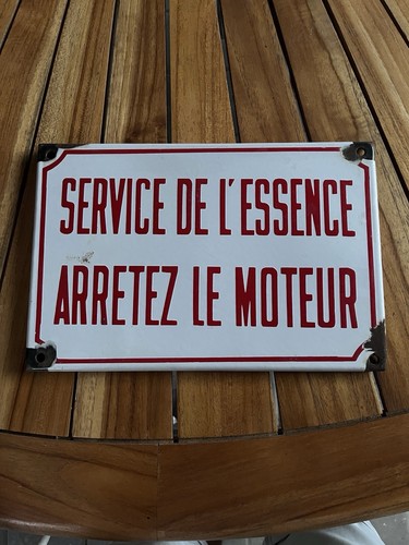 Ancienne plaque émaillée - Émaillée, de