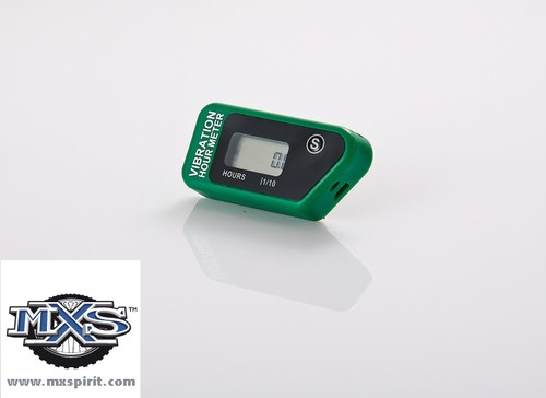 Compteur heure sans fil vert - fil,
