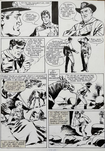 Planche originale marcello - planche,