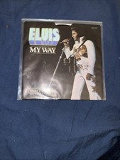 ELVIS PRESLEY -(45 W/PICTURE SLEEVE)- MY WAY / AMERICA - RCA  PB - 11165  - 1977