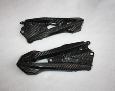 CACHES MOTEUR KAWASAKI Z800 Z800E CARBONE BRILLANT