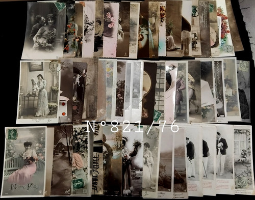 821 lot 50 cartes - de,