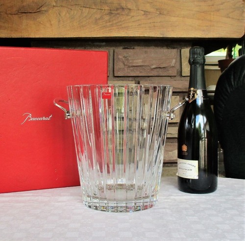 Cristal baccarat seau à - cristal, baccarat,