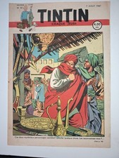 JOURNAL TINTIN 1947 N° 32 Couverture EP JACOBS Ancienne et Rare BD  TBE