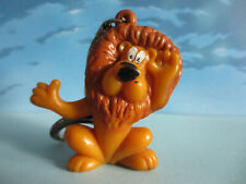 RARE LE LION DU CREDIT LYONNAIS PVC KEYCHAIN ADVERTISING FIGURE +/- 5.5cm