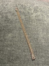 Gourmette Plaque Or Maille