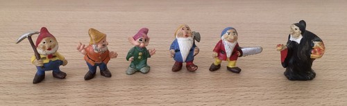 Lot figurines disney blanche - 2,