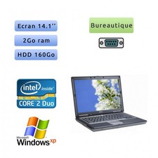 Occasion - Dell Latitude D630 - Windows XP - C2D 2Go 160Go - 14.1 - Port Serie -