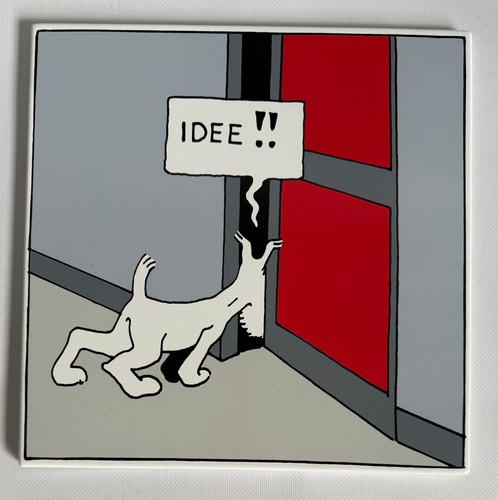 Herge tintin plaque - herge,