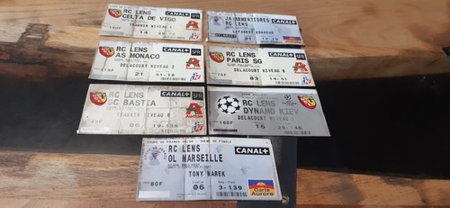 Lot tickets football - 7, de