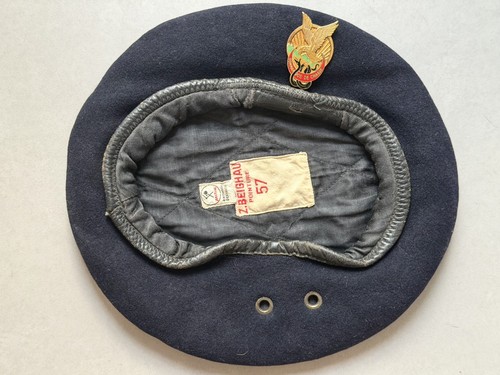 Béret noir insigne - , commando