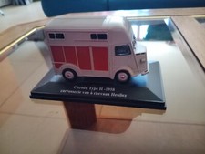 citroen HY van horses on base 1/43 eligor