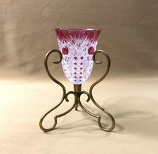 bouquetière / vase tripode en