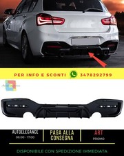 Diffuseur D'Air Double Sortie Pot D'Échappement Unique pour BMW 1 F20 F21 LCI