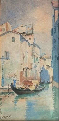 Ancien tableau aquarelle - ancien,