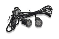 12v/24v 4 LED Ambre Affleurant