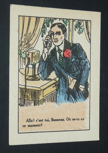 Chromo 1900 1925 coiffure - chromo, 1900-1925