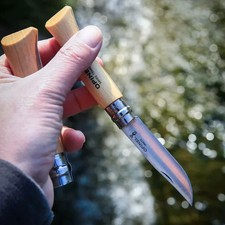 Opinel N°7 Inox Classique – Couteau de Poche Manche Bois Hêtre Neuf