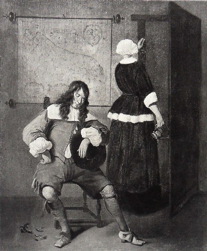 Buveur servante de - et, (de