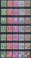 1940 US SC 859-893 Complete Famous Americans Set of 35 - F/VF, VF, VF/XF MNH*