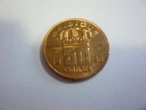 Centimes belgique pièce - 50,