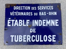 Plaque émaillée ancienne