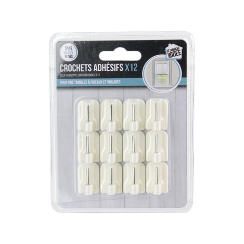 Crochets adhésifs pour
