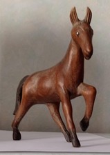Vintage ancien cheval en bois