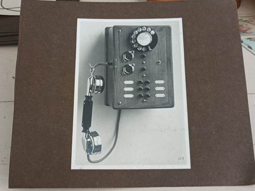 Ancienne photo telephone - photo,