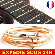 ✅ 6 Cordes Cuivre Fil d'Acier Classique Folk Acoustique Guitare Musique Corde