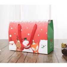  Boîte-cadeau de noël 6 pièces, étui d'emballage pour cadeaux, conception