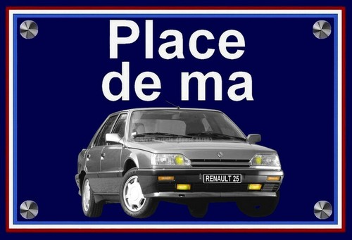 Plaque place ma renault - place, de