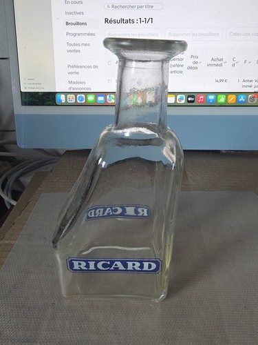 Carafe verre ricard - ,