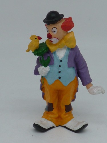 Figurine pvc plastique clown - pvc,