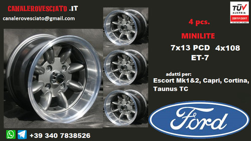 Jantes minilite pouces - minilite,