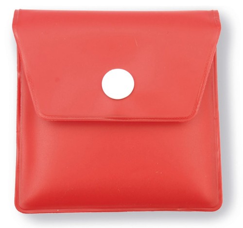 Red pocket ashtray bag - red,