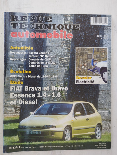 Revue technique fiat brava - technique, et