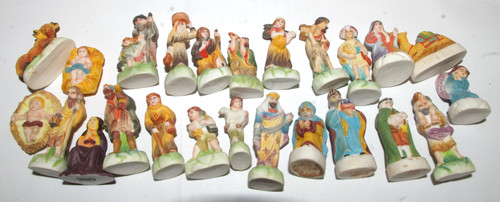 Lot fèves porcelaine - lot, en