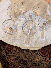Lot de 5 verres à pied