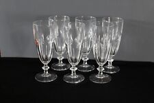 6 champagne flutes crystal d'Arques model Rambouillet H 15.5 cm