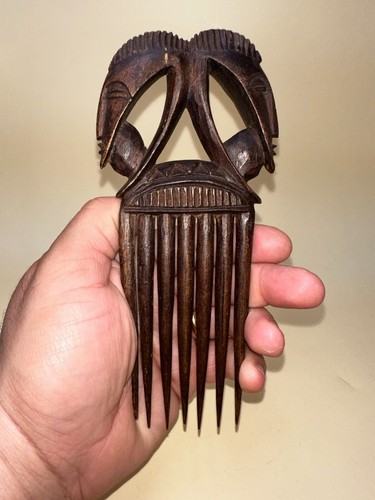 Art africain ancien peigne en - art,