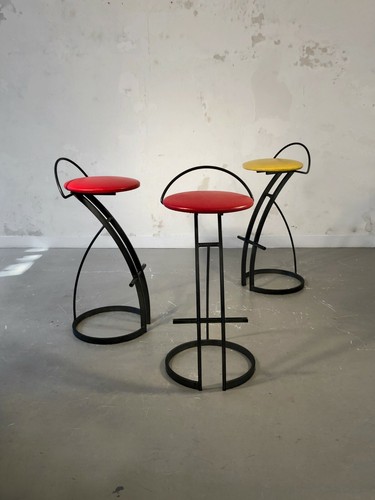 1980 tabourets stools bar - 1980, 3