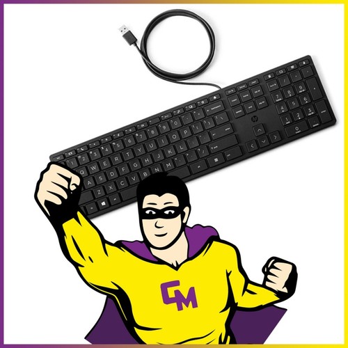Clavier slim azerty noir - pc,