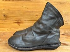 Trippen women's German Gray Leather Pull On Boots Size EU 40 / US 9