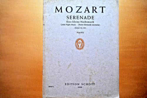 Partitions mozart sérénade - mozart,