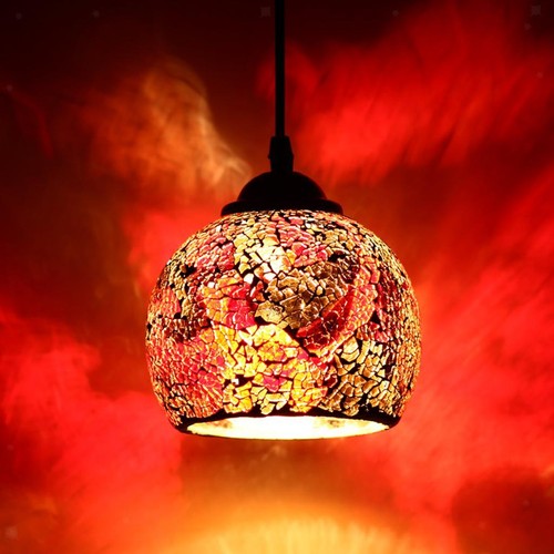 Lampe suspendue vintage - lampe, en