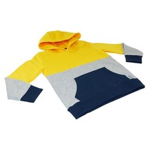 Pull À Capuche Pour Enfant Jaune Bleu Foncé Gris Clair Taille 110/116 1K6084150A