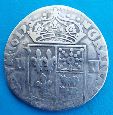 Louis XIII , 1/4 quart d'écu