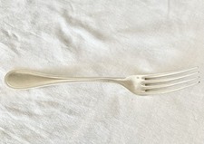 CHRISTOFLE BEADS SILVER METAL TABLE FORK 20.5 CM