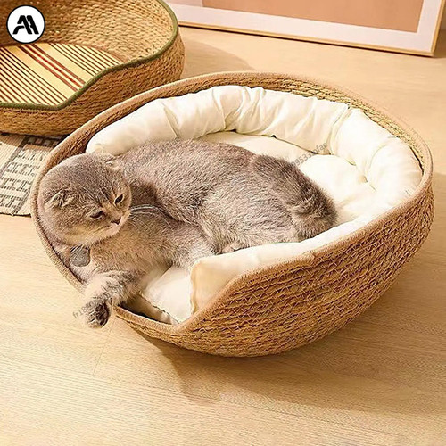 Panier chat corde coton - panier,